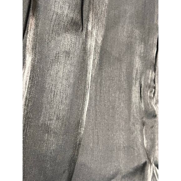 Endless Rose Satin High Waisted Pleated Cuffed Short Black Womens Size M - Picture 2 of 7